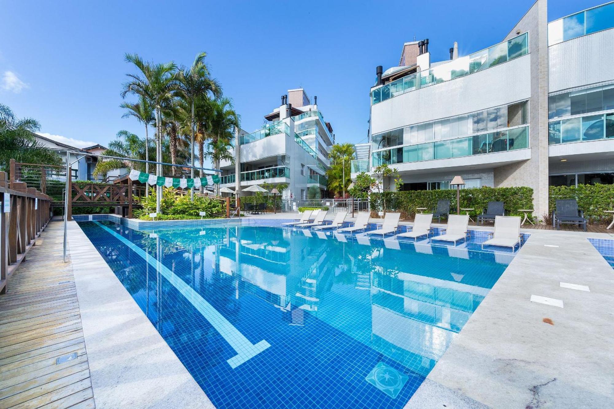 Varandas Do Atlantico 101A - Excelente Apartamento Em Condominio De Luxo A Beira Mar - Piscina Climatizada - Academia - ボンビーニャス エクステリア 写真