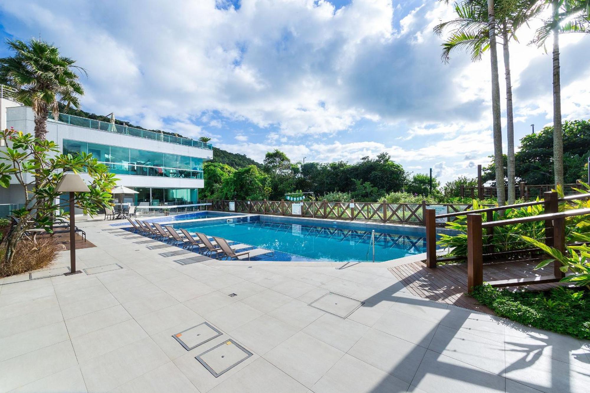 Varandas Do Atlantico 101A - Excelente Apartamento Em Condominio De Luxo A Beira Mar - Piscina Climatizada - Academia - ボンビーニャス エクステリア 写真