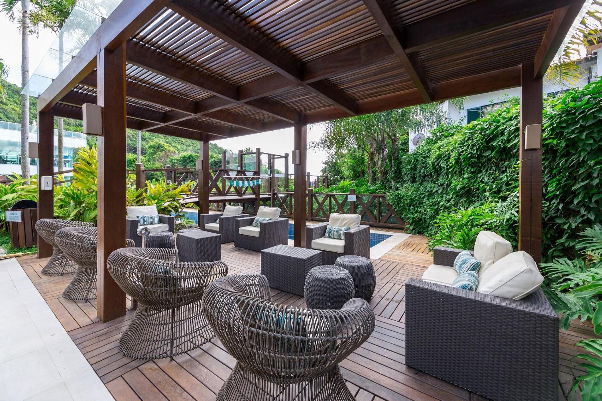 Varandas Do Atlantico 101A - Excelente Apartamento Em Condominio De Luxo A Beira Mar - Piscina Climatizada - Academia - ボンビーニャス エクステリア 写真