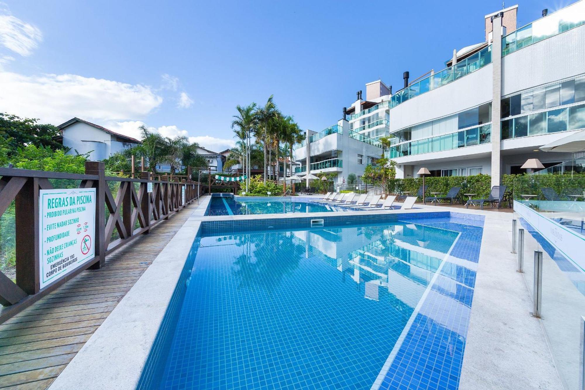 Varandas Do Atlantico 101A - Excelente Apartamento Em Condominio De Luxo A Beira Mar - Piscina Climatizada - Academia - ボンビーニャス エクステリア 写真