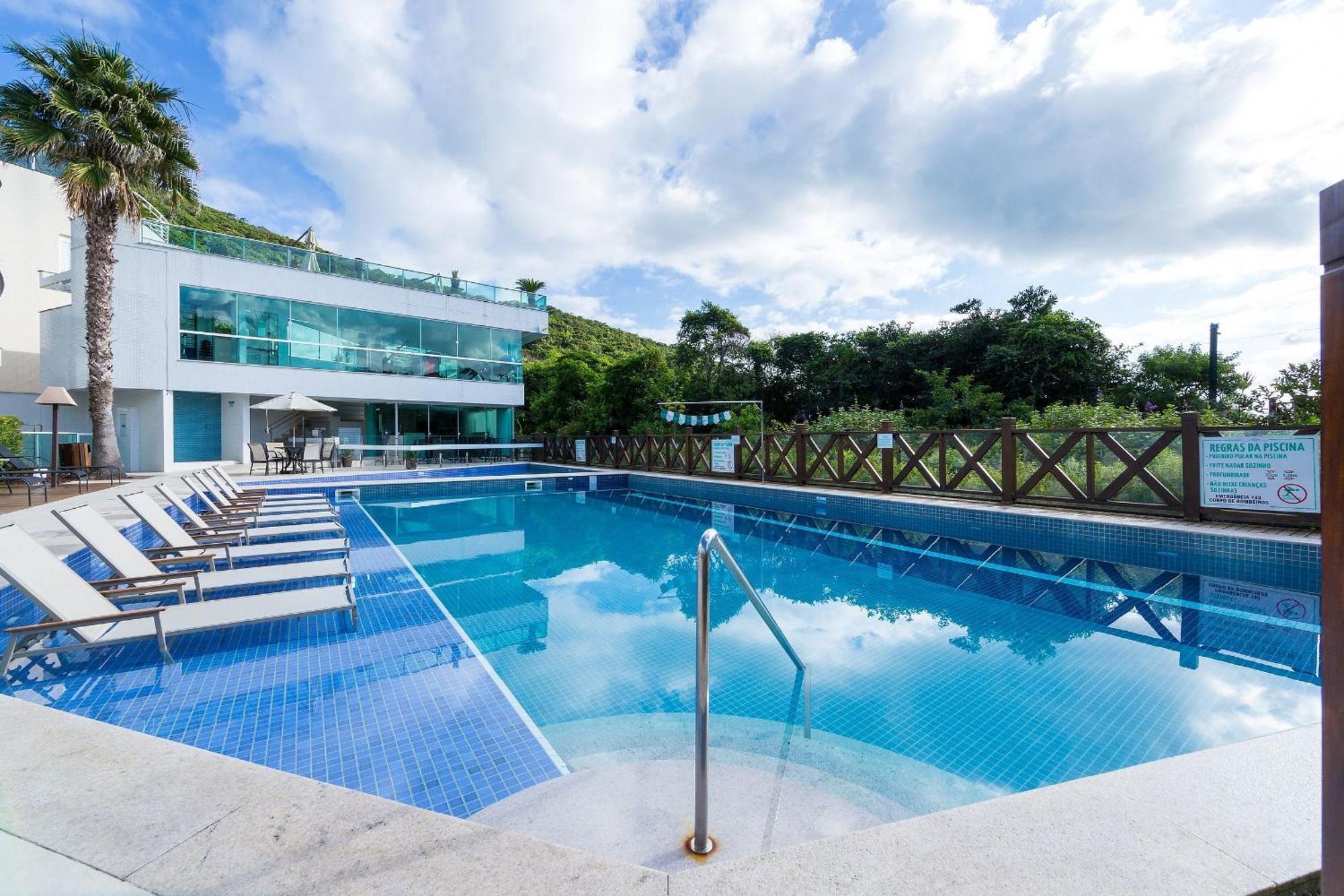 Varandas Do Atlantico 101A - Excelente Apartamento Em Condominio De Luxo A Beira Mar - Piscina Climatizada - Academia - ボンビーニャス エクステリア 写真