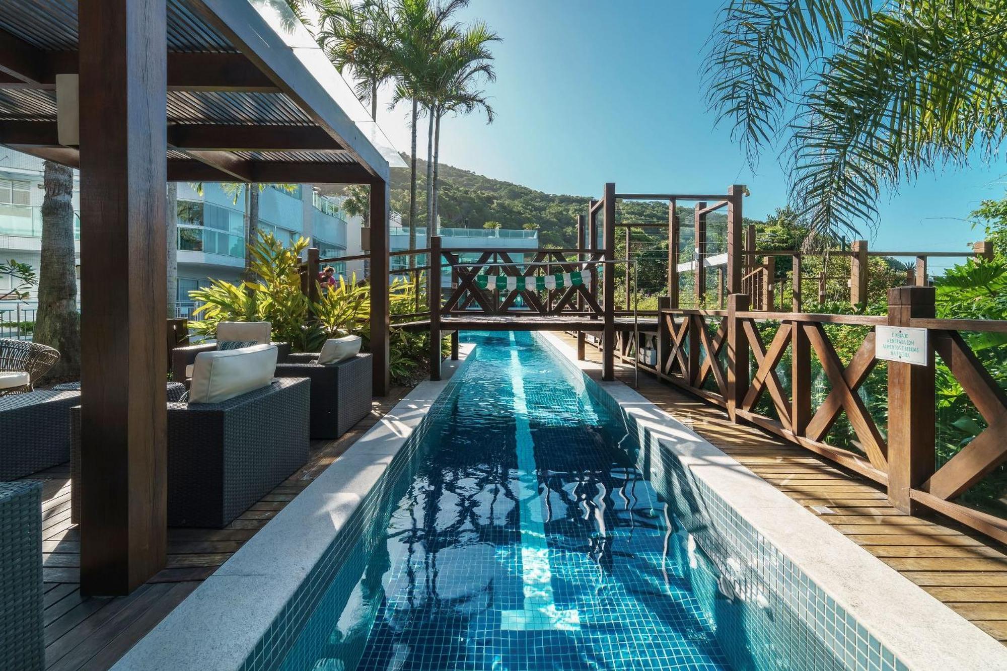 Varandas Do Atlantico 101A - Excelente Apartamento Em Condominio De Luxo A Beira Mar - Piscina Climatizada - Academia - ボンビーニャス エクステリア 写真