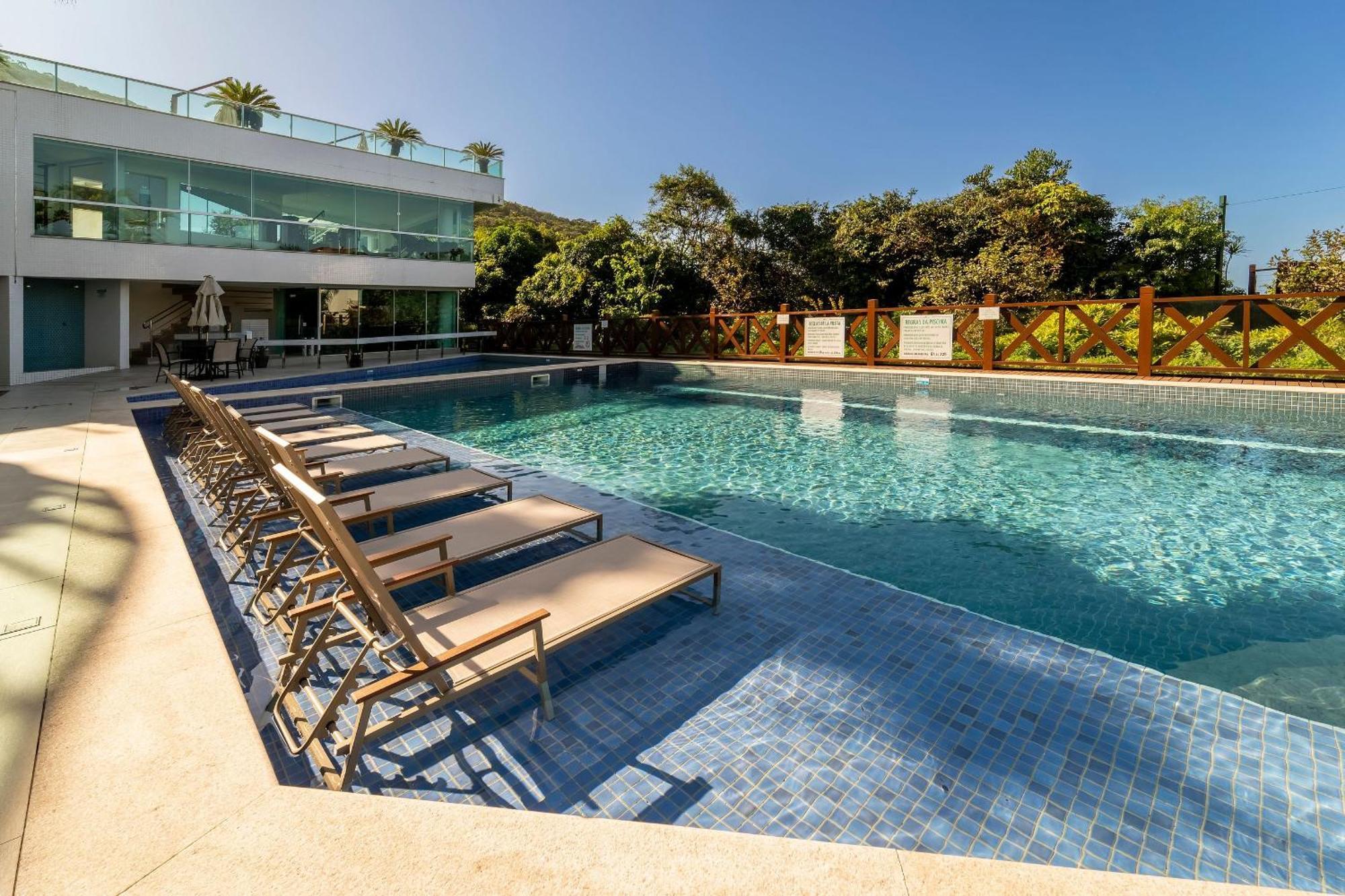 Varandas Do Atlantico 101A - Excelente Apartamento Em Condominio De Luxo A Beira Mar - Piscina Climatizada - Academia - ボンビーニャス エクステリア 写真