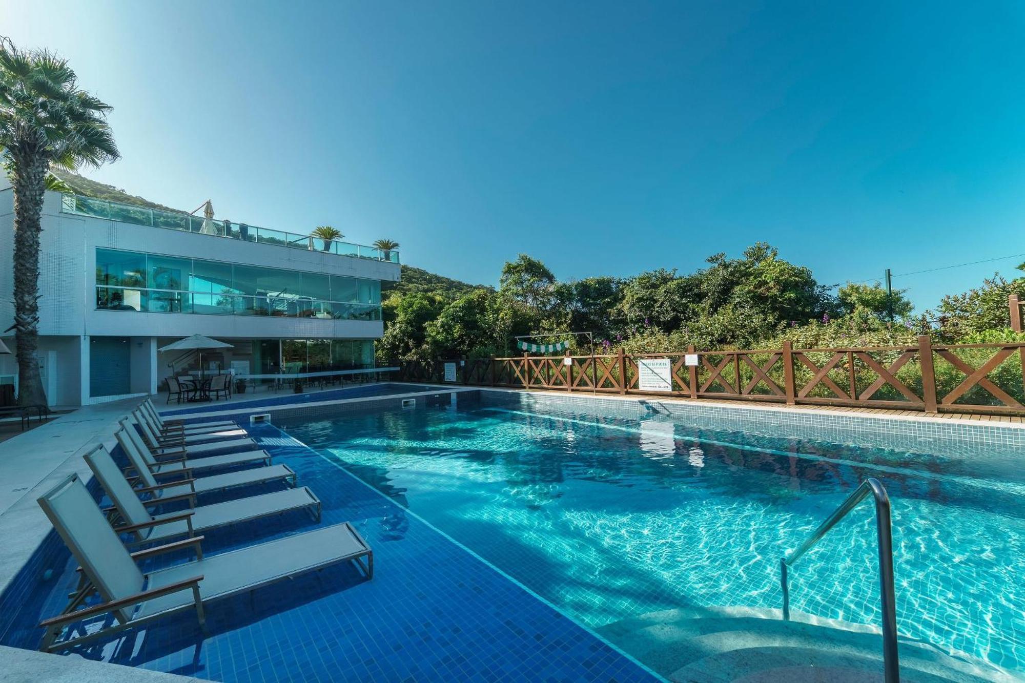 Varandas Do Atlantico 101A - Excelente Apartamento Em Condominio De Luxo A Beira Mar - Piscina Climatizada - Academia - ボンビーニャス エクステリア 写真